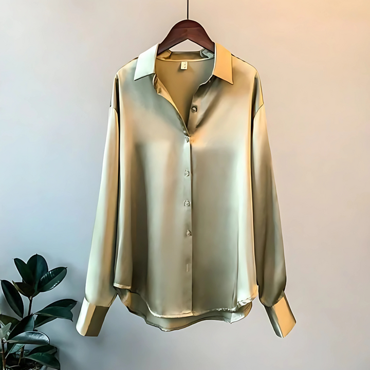 Celina – Blouse Classique à Boutons