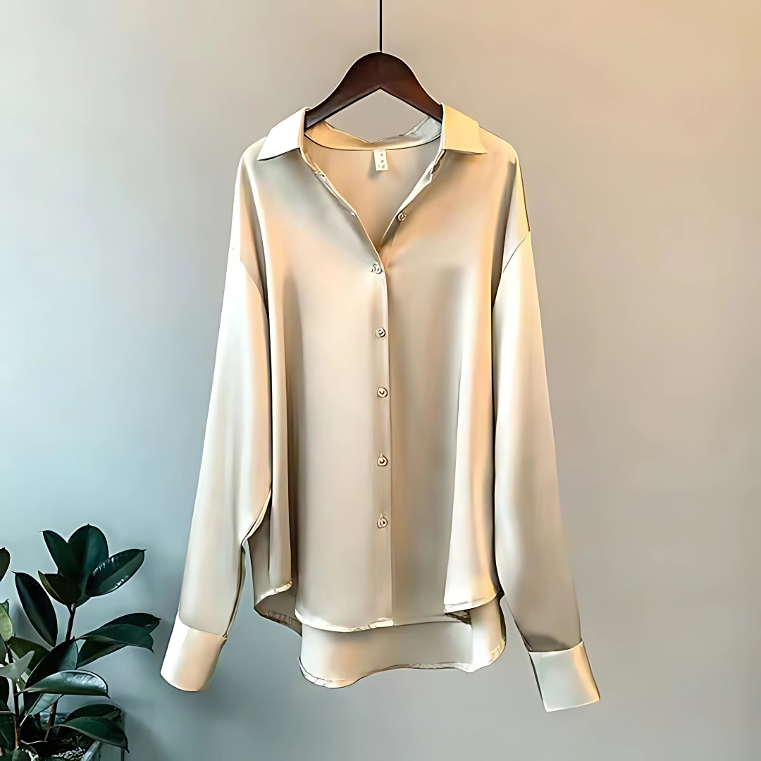 Celina – Blouse Classique à Boutons
