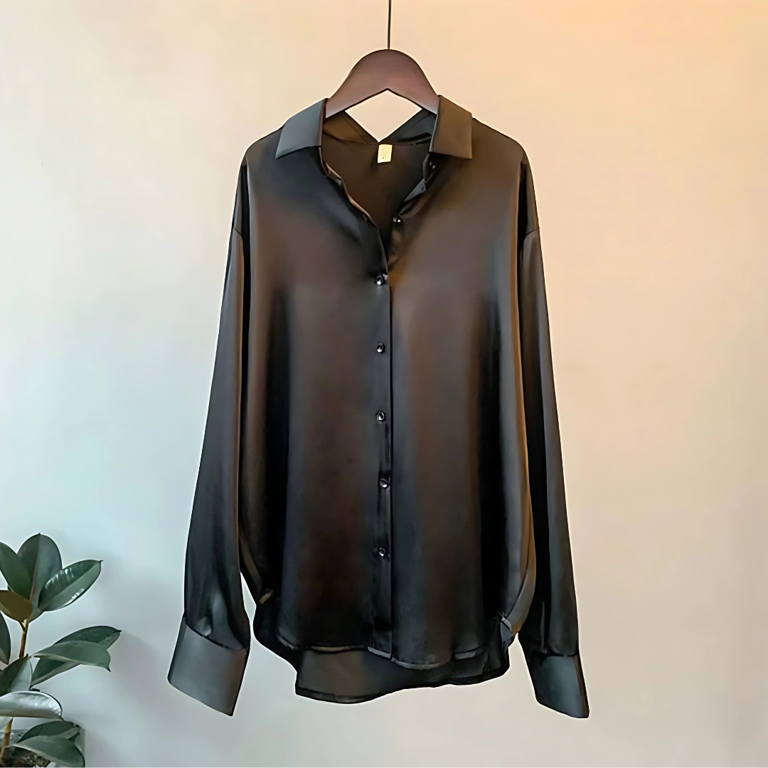 Celina – Blouse Classique à Boutons