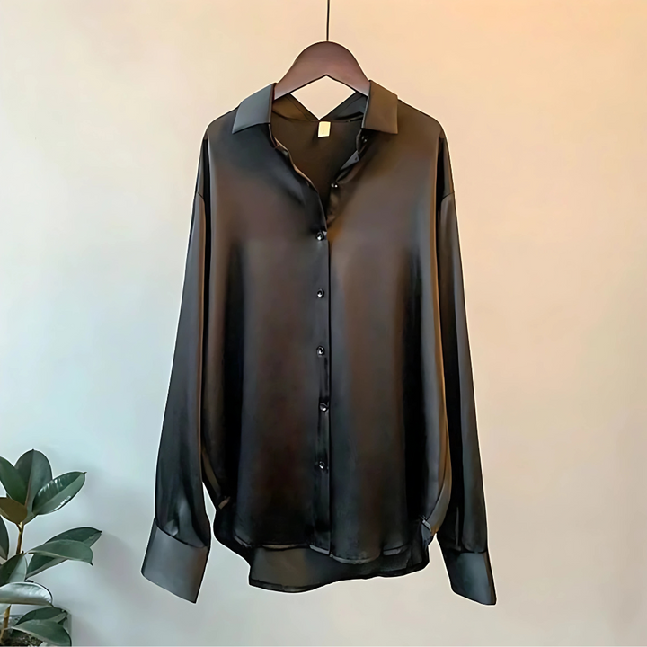 Celine – Blouse Classique à Boutons