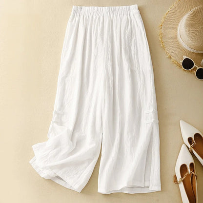 CLAIRE | PANTALONS EN LIN CASUAL