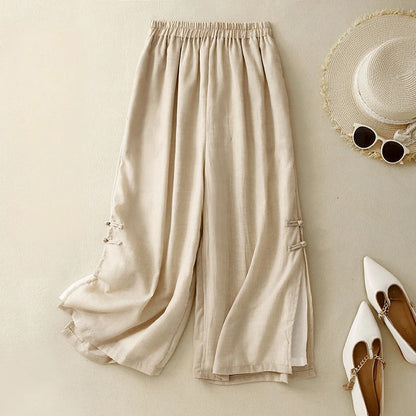 CLAIRE | PANTALONS EN LIN CASUAL