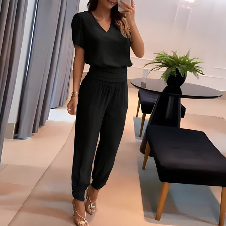 Charlotte | Ensemble Blouse et Pantalon à la Mode