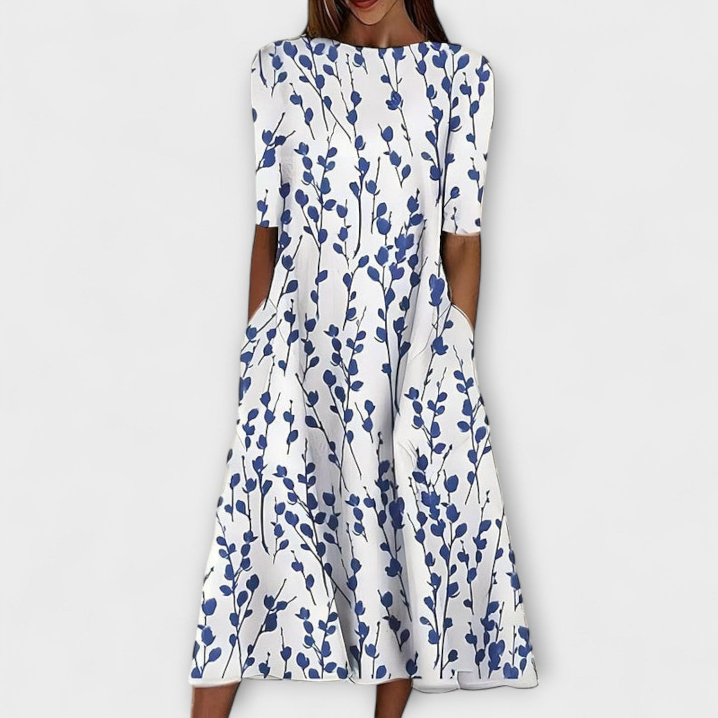 Adelina - Robe Florale Côtière
