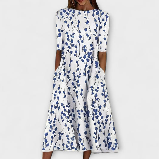 Adelina - Robe Florale Côtière