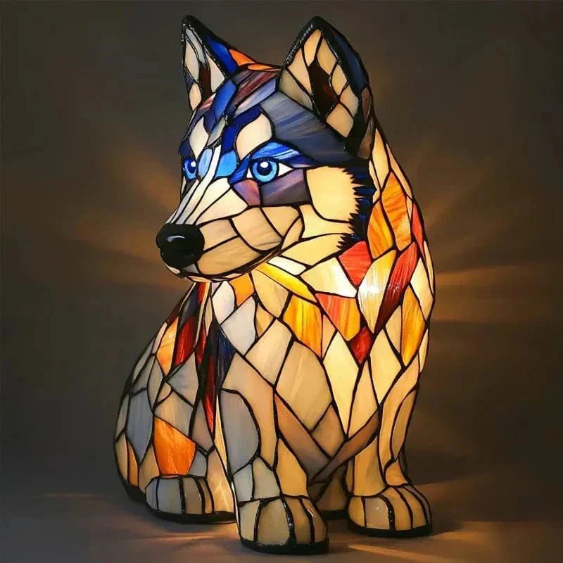Animal Glow™ | Lampe en Verre Coloré Fait Main
