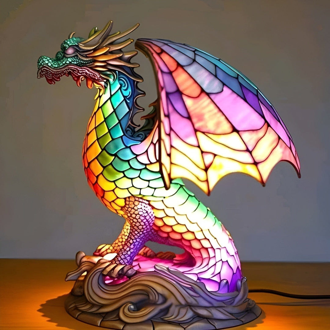 Animal Glow™ | Lampe en verre coloré fait main