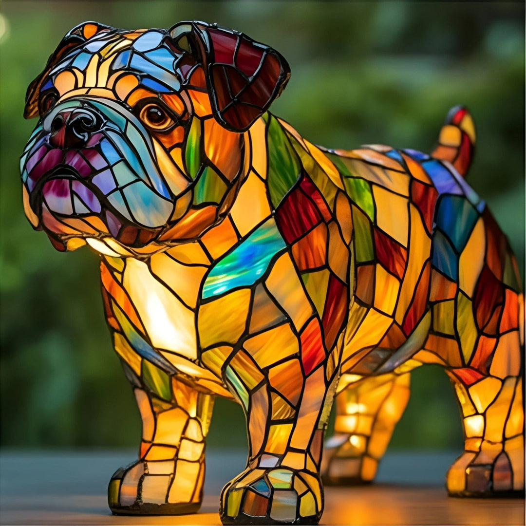 Animal Glow™ | Lampe en verre coloré faite à la main