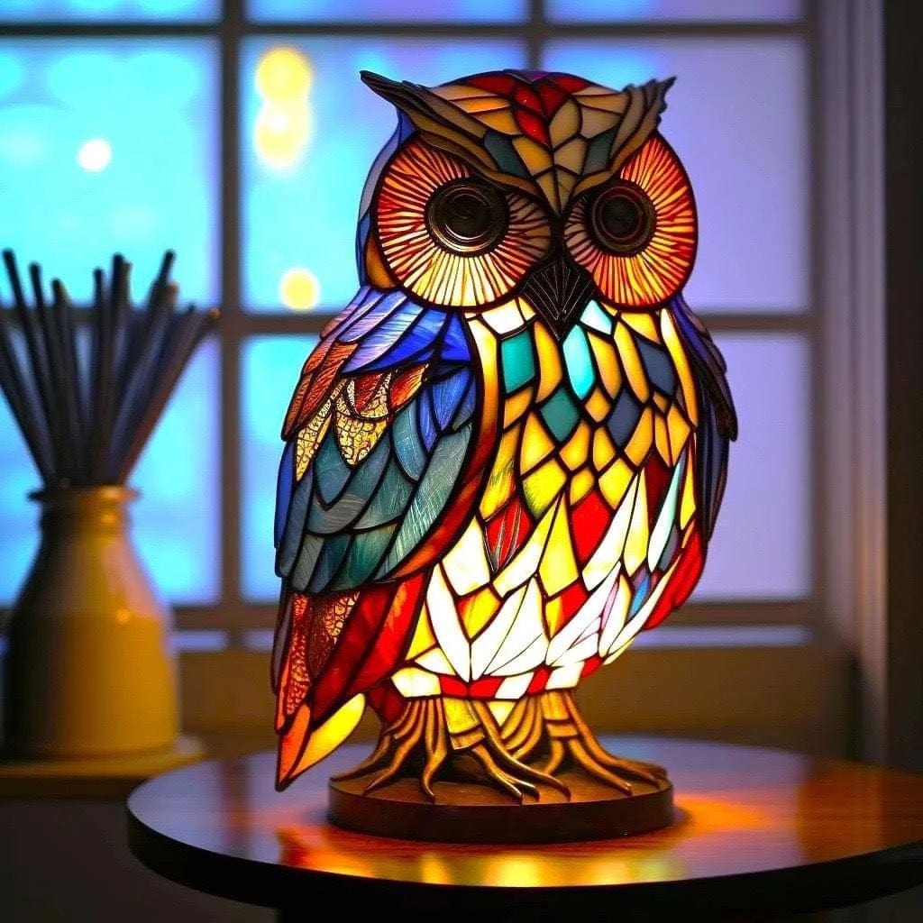 Animal Glow™ | Lampe de Peinture en Verre Artisanale
