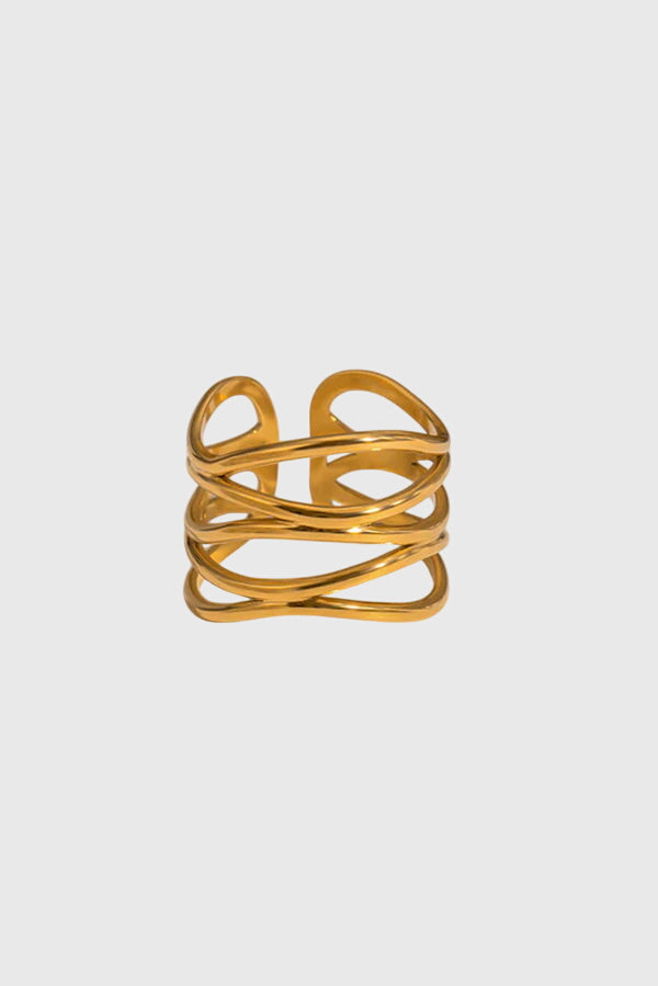 Catalina | Bague en Acier Inoxydable Élégante