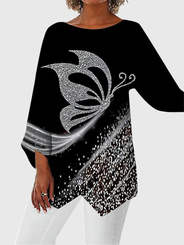 Alayah™ | Haut Élégant à Col Ronde