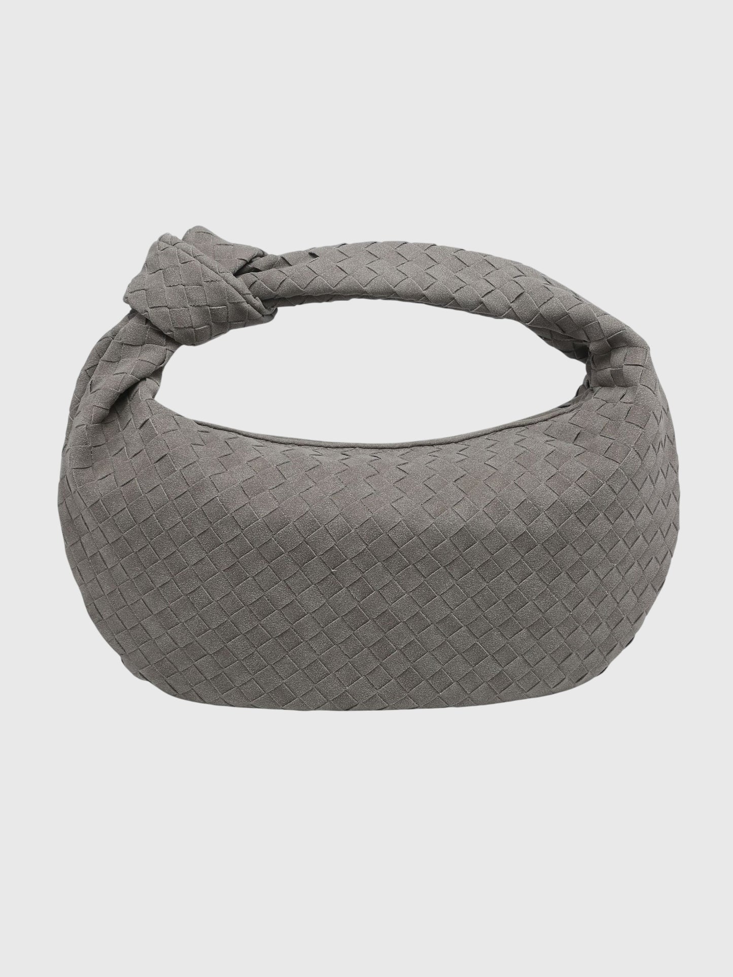 Celeste | Sac Medium Suédé Tressé avec Nœud