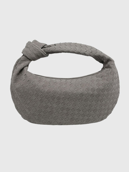 Celeste | Sac Medium Suédé Tressé avec Nœud