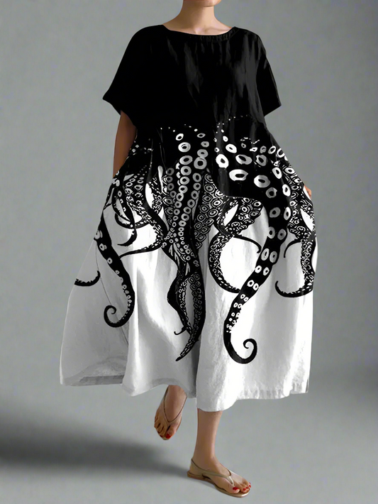 Alvenhild | Robe d'Été Artistique avec Confort et Liberté de Mouvement Uniques