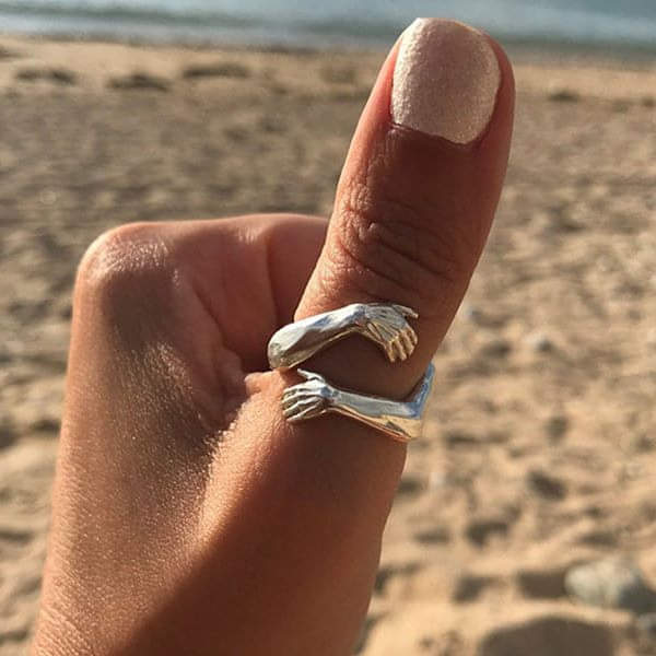 Bague Cuddle Ajustable en Argent