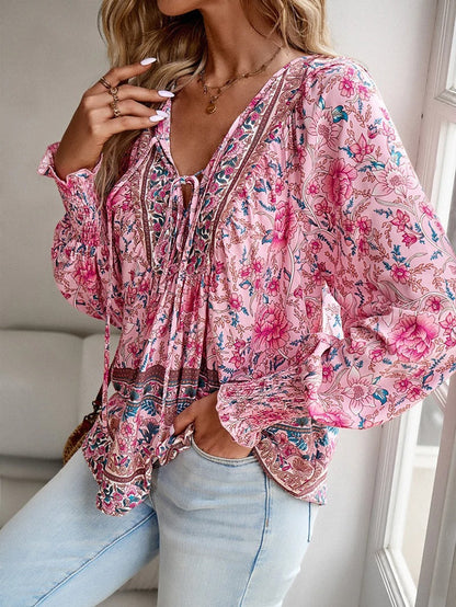 Helena™ - Haut Floral Premium d'Été