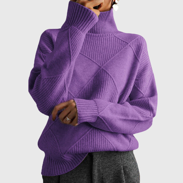 Angela™ - Pull Col Montant