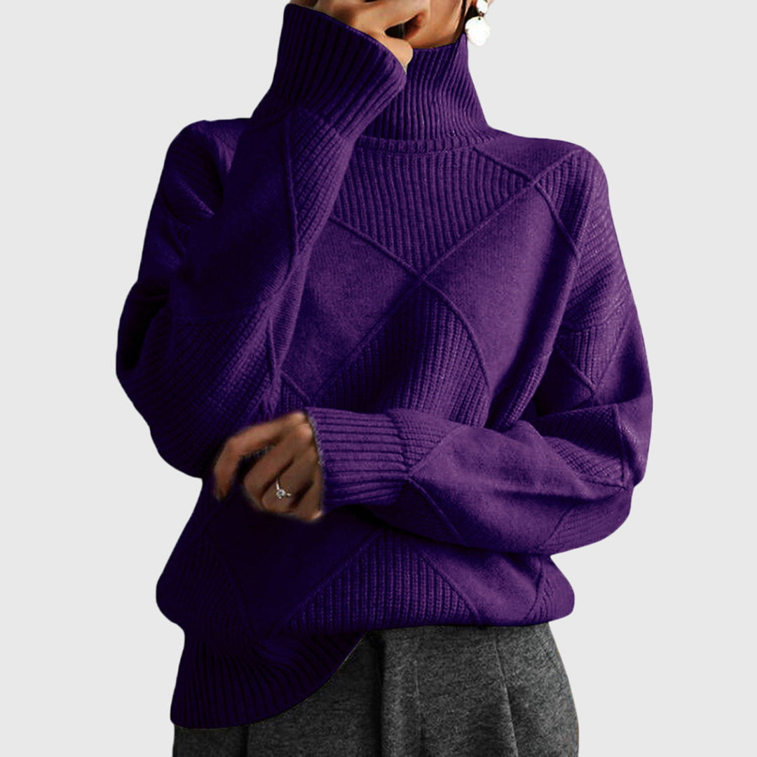 Angela™ - Pull Col Montant