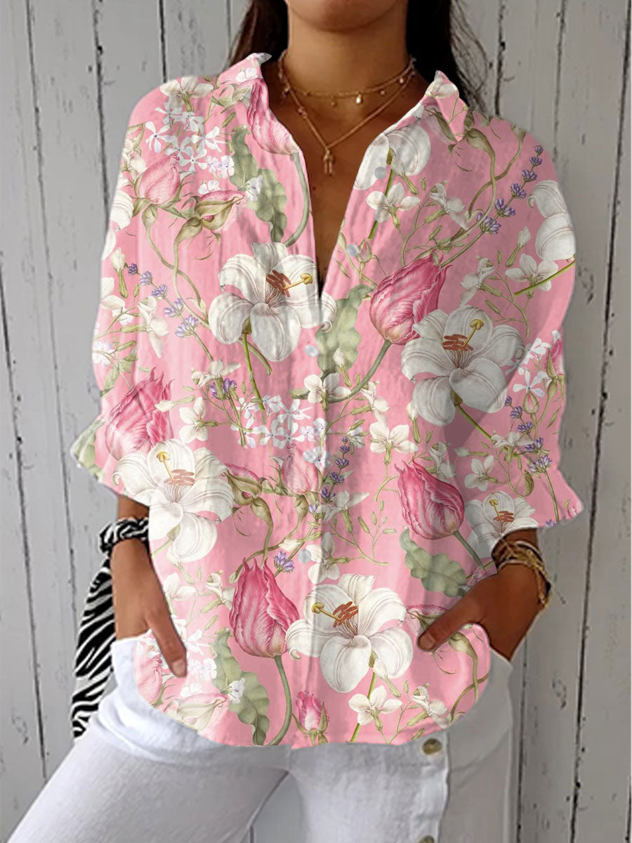 Anne – Blouse Florale Chic