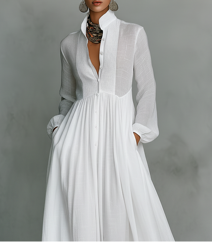 Cintia | Robe maxi minimaliste