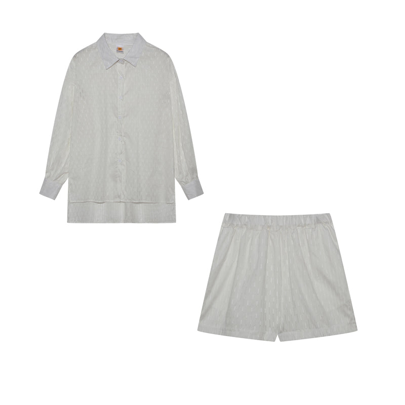 Elizabeth - Ensemble Chemise et Shorts Aérés