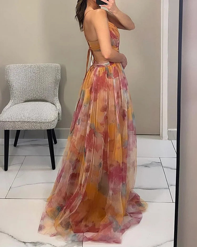 Sophia | Robe Élégante à Décolleté Halter