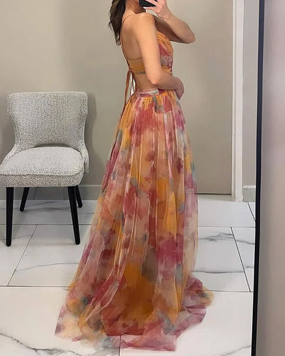 Sophia | Robe Élégante à Décolleté Halter