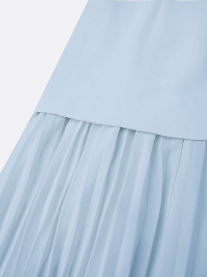 Micaela | Robe longue plissée de design
