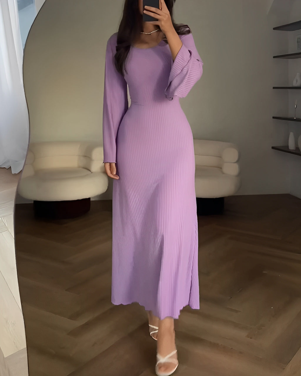 Robe | Tricotée Élégante