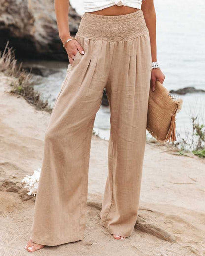 Aileen - Pantalons Larges de Plage