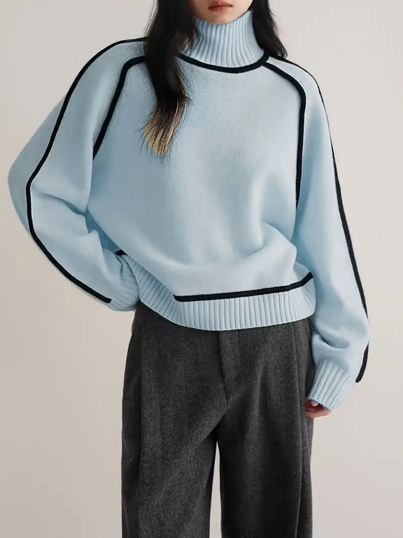 Donna | Pull élégant à col roulé