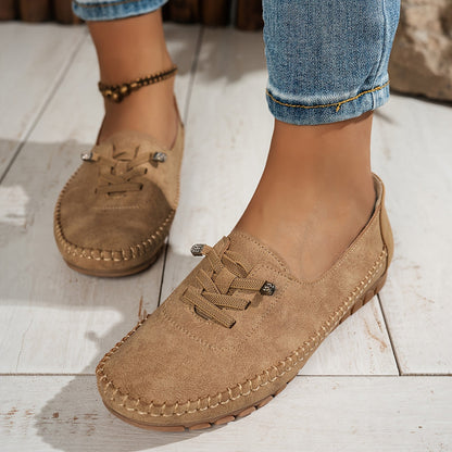 Lina - Mocassins Confortables en Daim