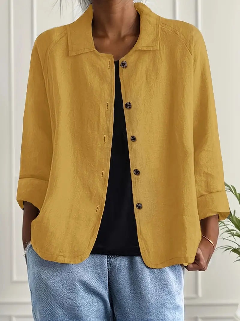 Marilla™ – Cardigan chemise léger classique