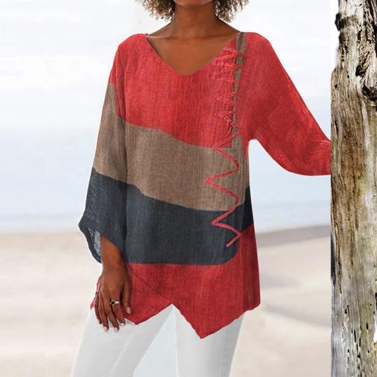 Ella - Blouse Longue à Manches Longues Confortable pour Tous les Jours