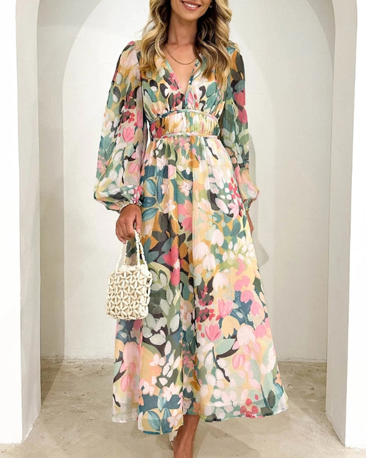 Celine | Robe Fleurie Féminine