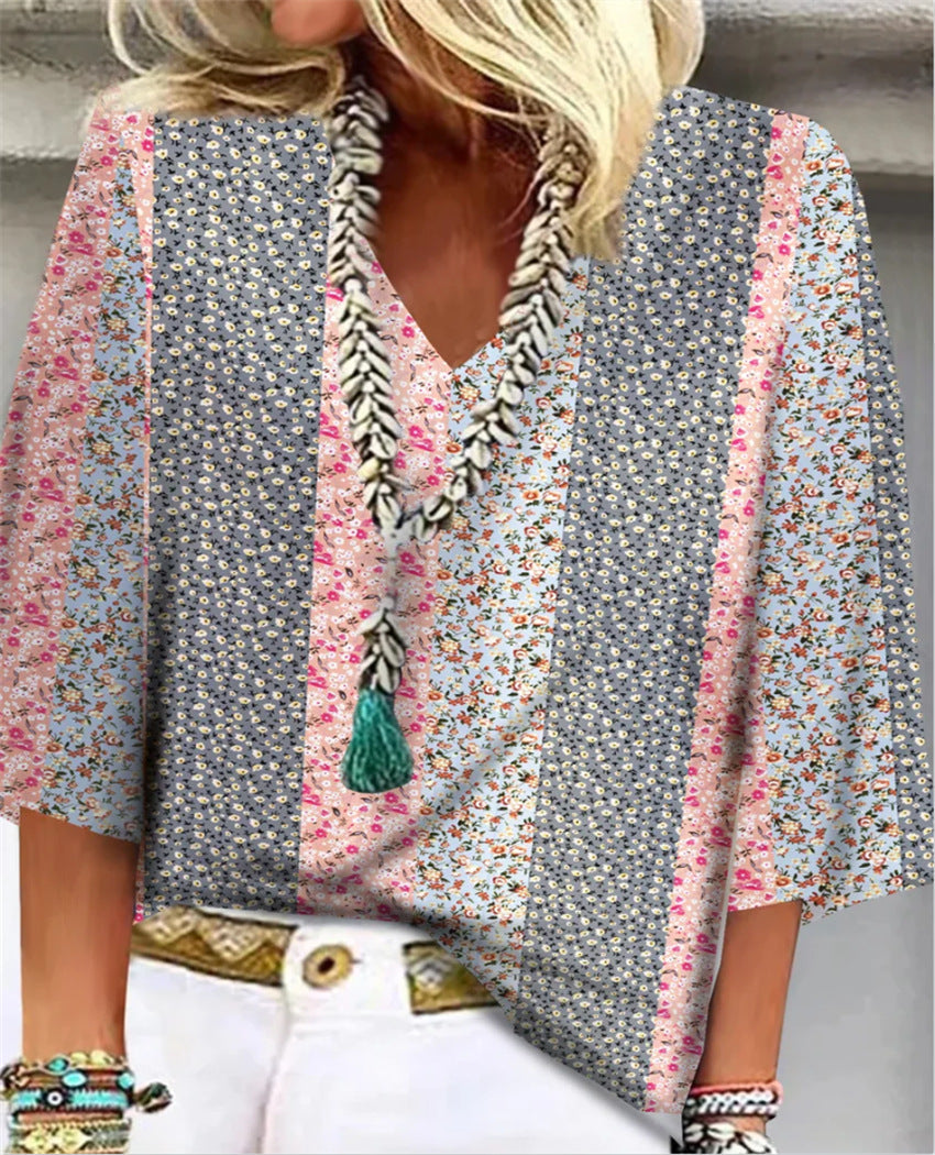 Anika | Blouse Floral Breeze