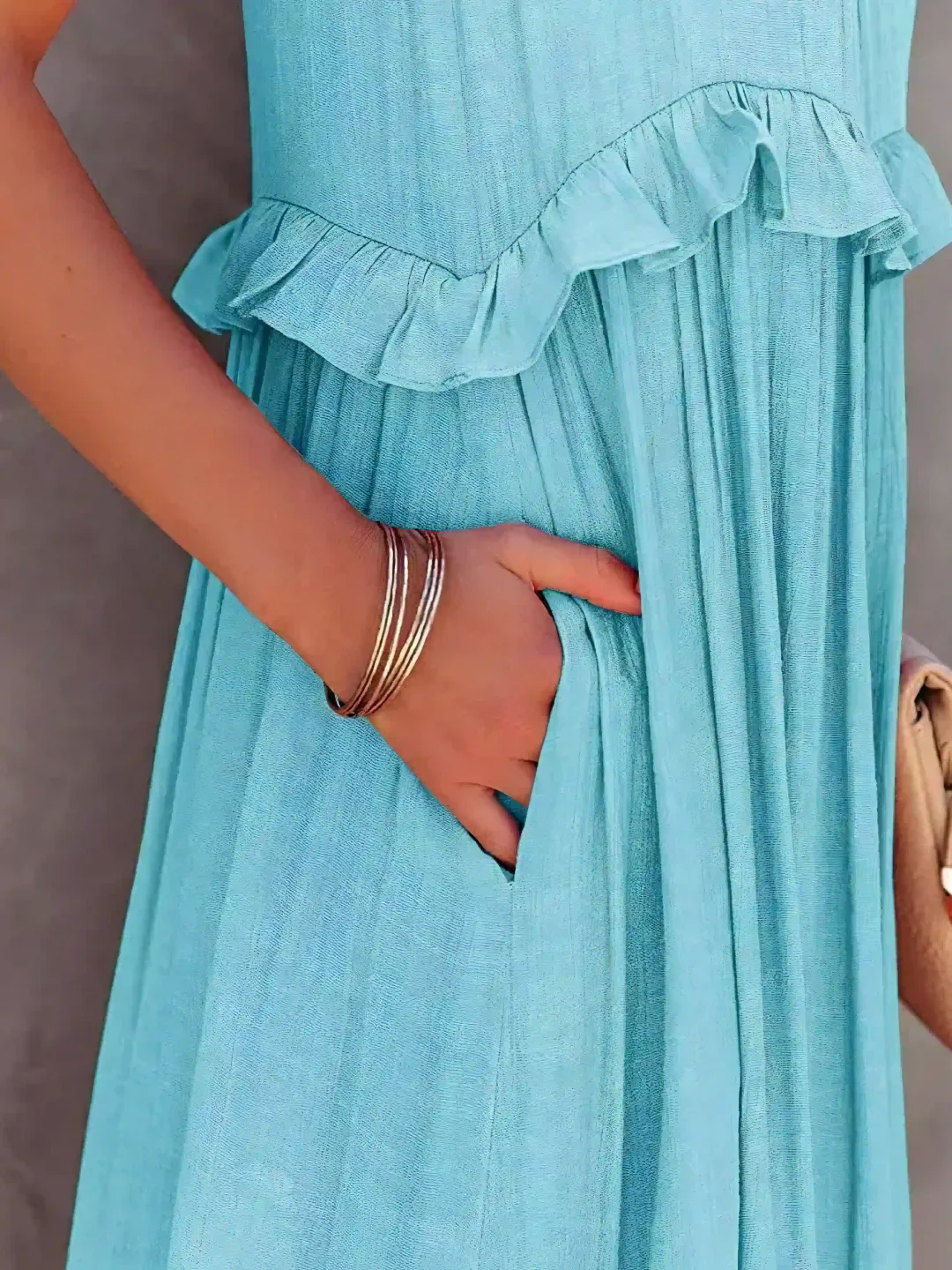 Mabel | Robe Maxi Ruffle Breeze