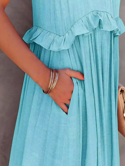 Mabel | Robe Maxi Ruffle Breeze