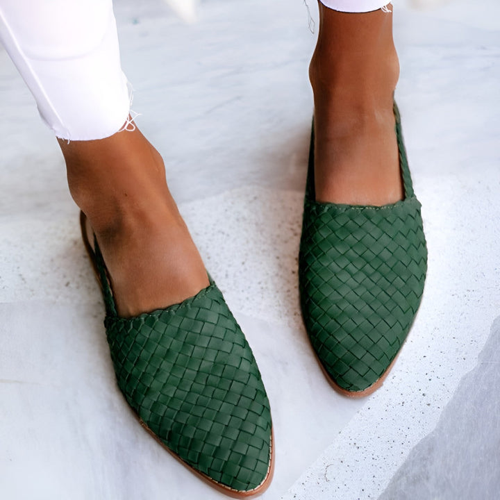 Whisper - Sandales en cuir tressé élégantes pour femme