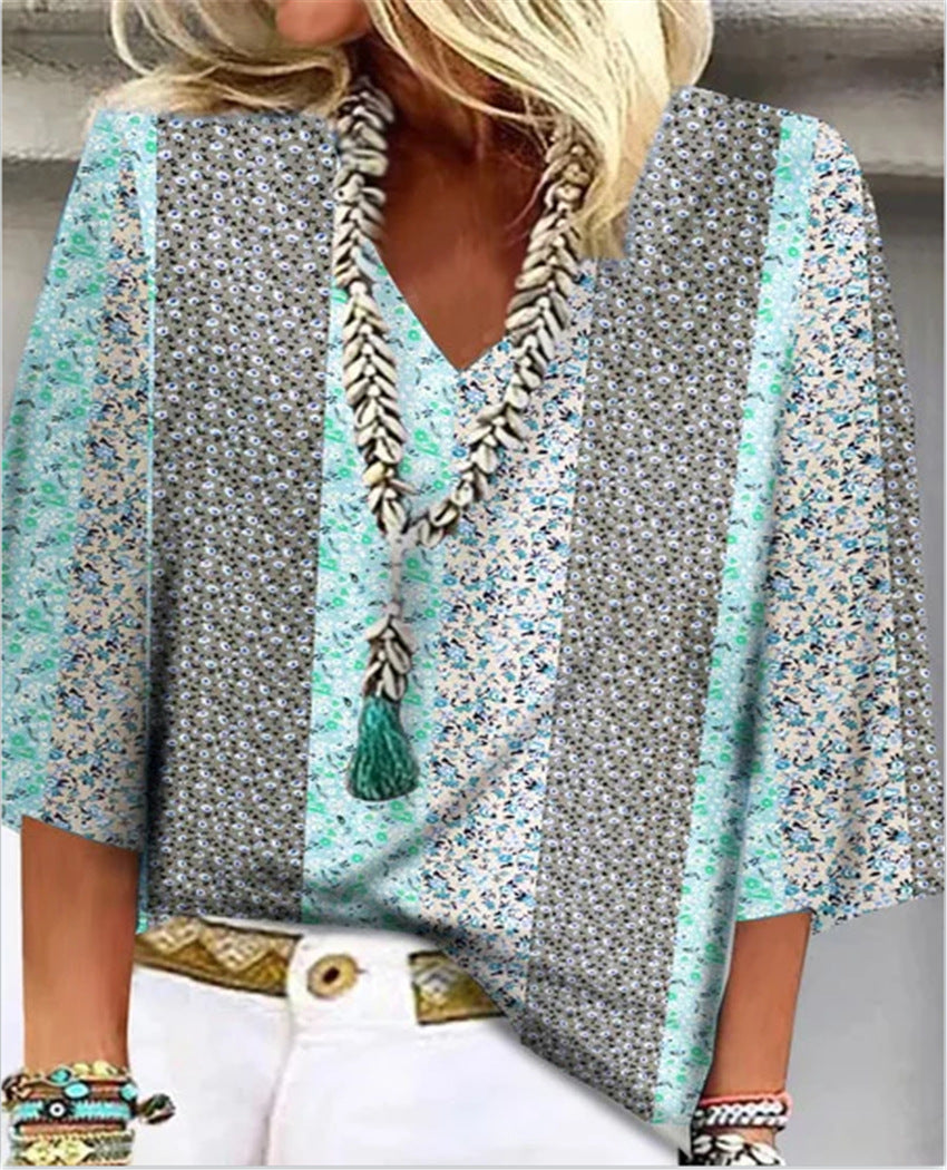 Anika | Blouse Floral Breeze