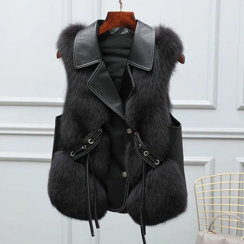 NEREIDA – GILET EN FAUX FUR EMPRESS