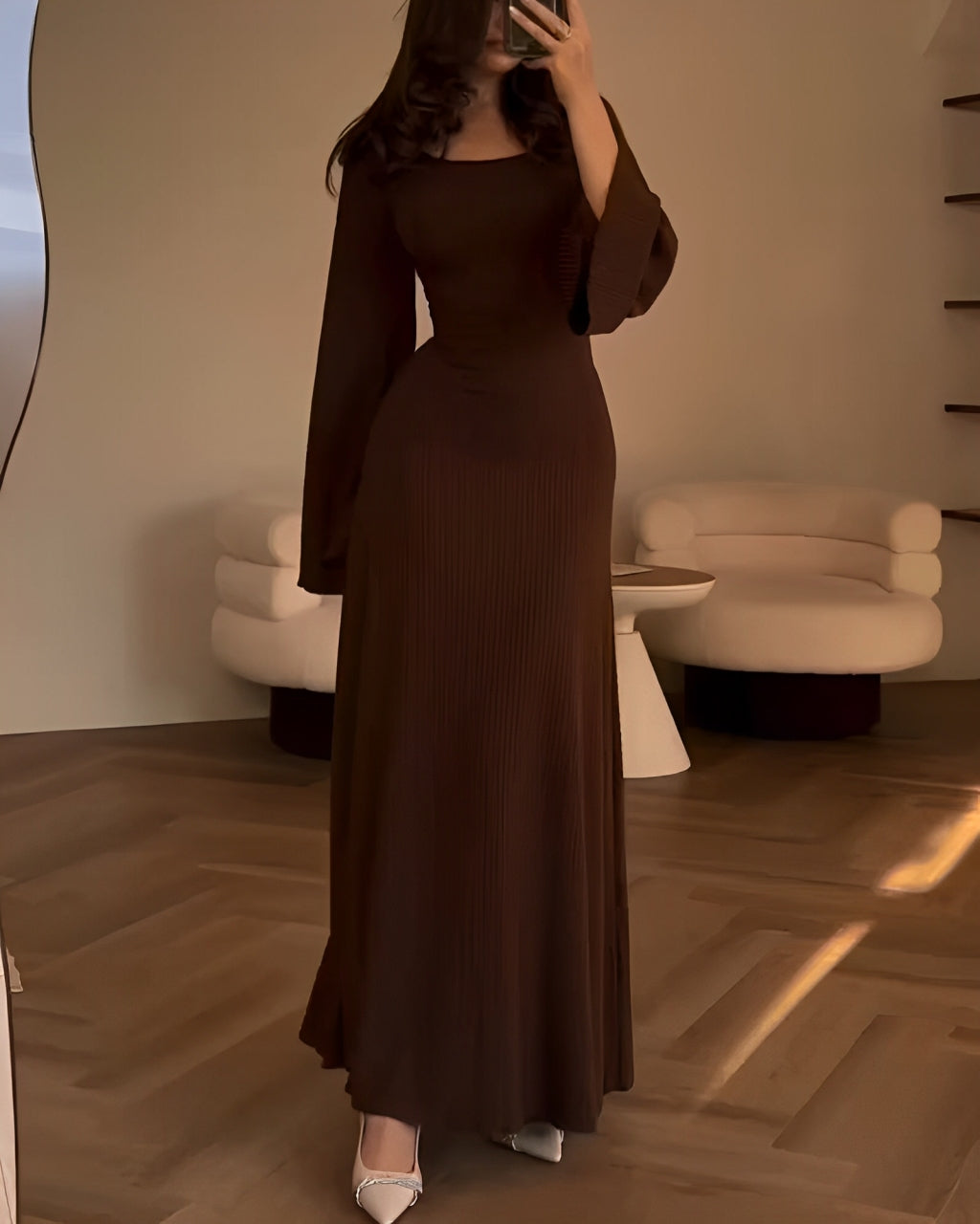 Robe | Tricotée Élégante