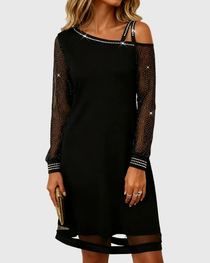 Anne | Robe Thermique Asymétrique Élégante