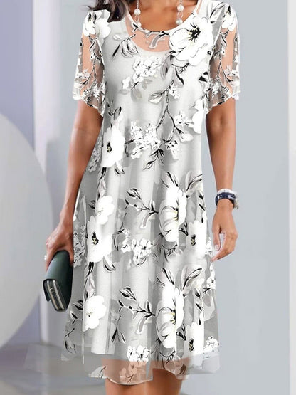 Chandra | Robe Florale Sophistiquée
