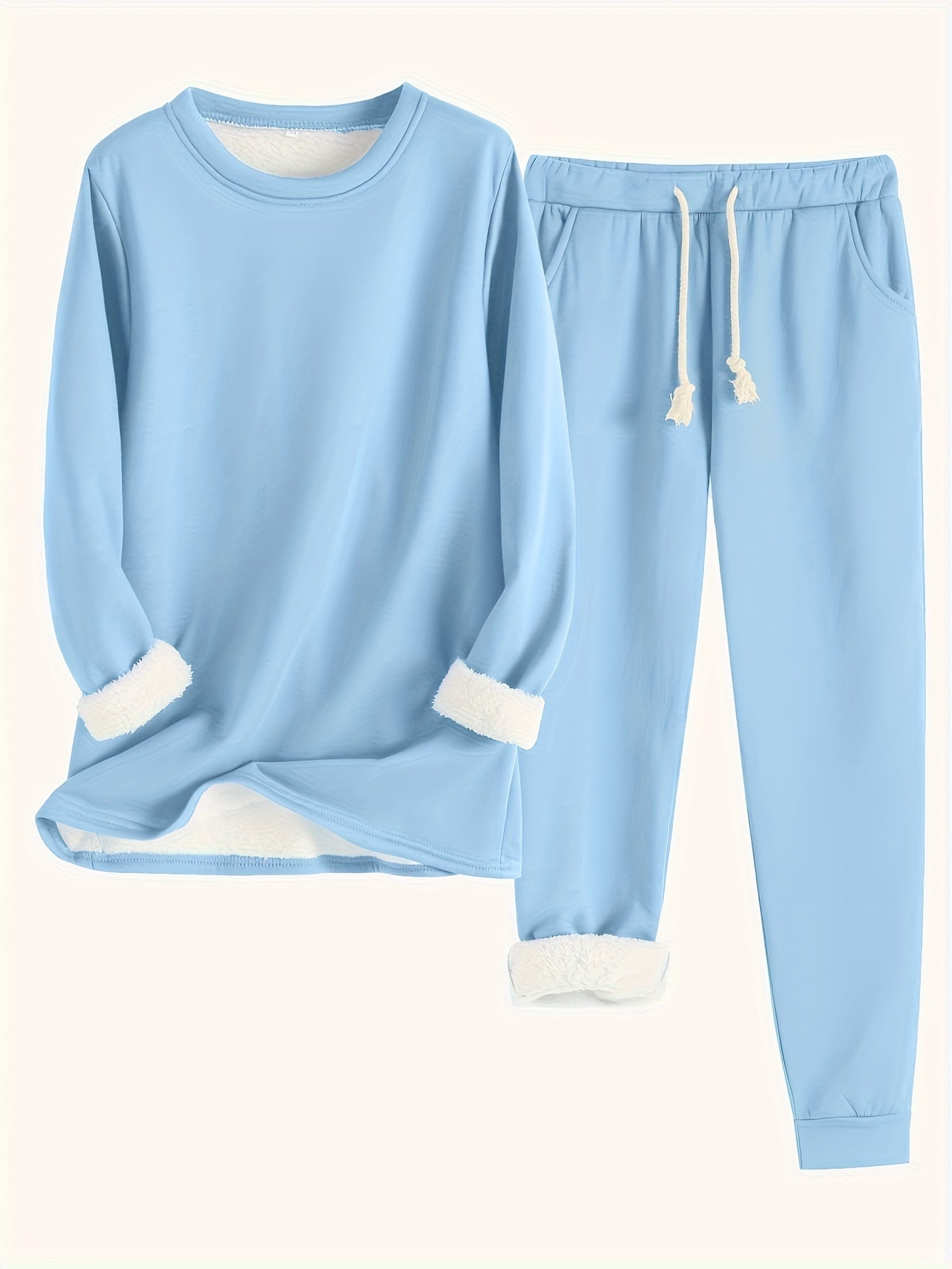 RILEY – ENSEMBLE DE LOUNGE EN POLAIRE AVEC DOUBLURE