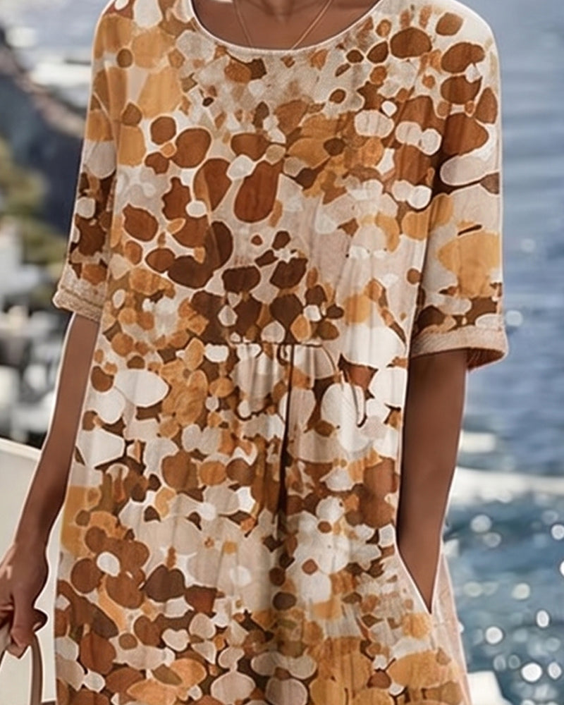Robe ample imprimée