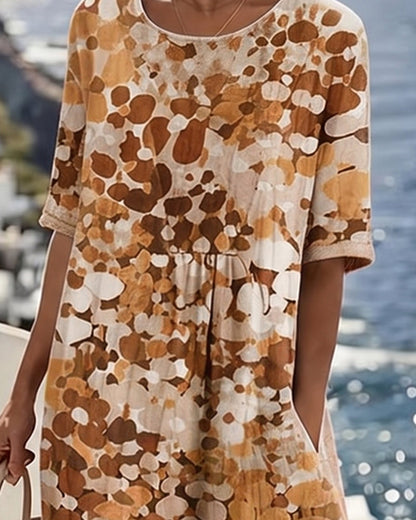 Robe ample imprimée