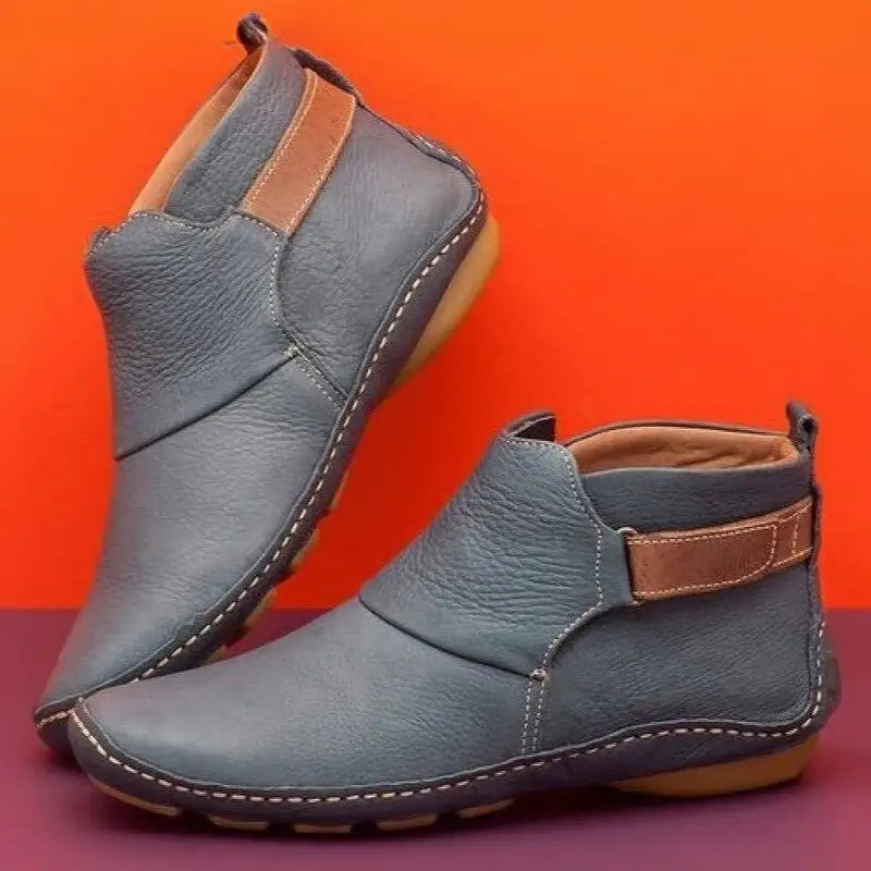Honorata - Bottines en Cuir Brillant