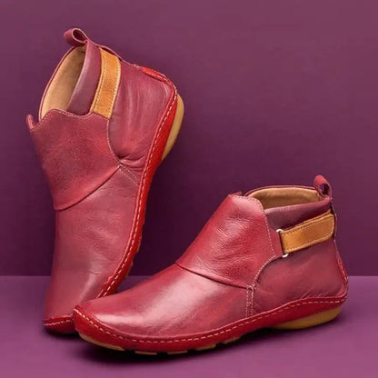 Honorata - Bottines en Cuir Brillant