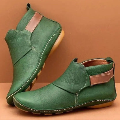 Honorata - Bottines en Cuir Brillant
